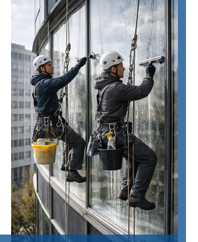 Мойка панорамных окон в Дедовске от 385 р. заказать у ВЫСОТНИК-Ддв