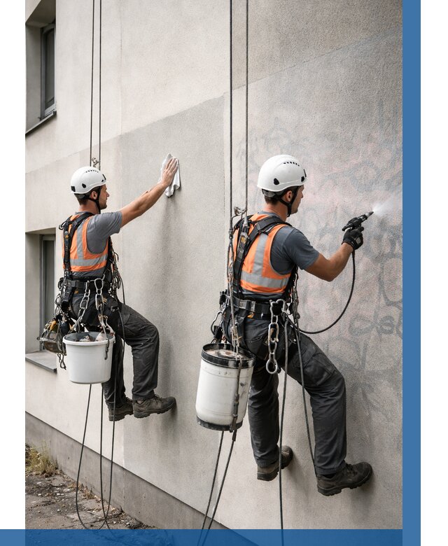 Антиграффити покрытие фасада в Дедовске от 660 р. | ВЫСОТНИК-Ддв