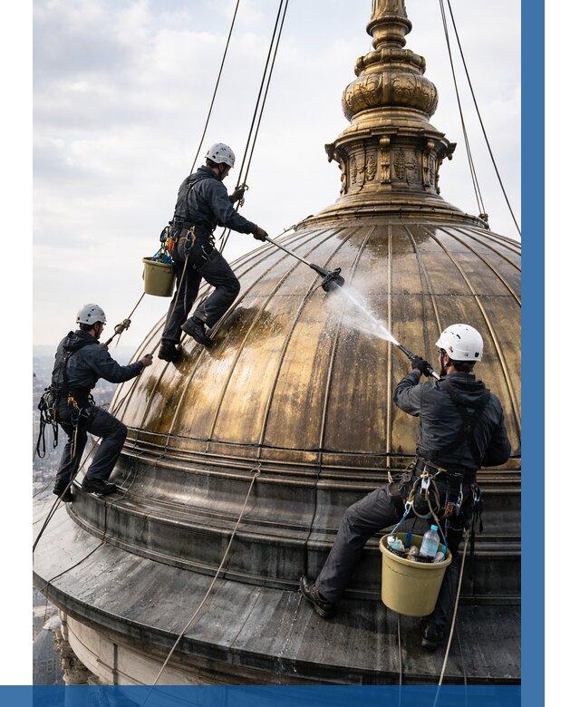 Мойка куполов и шпилей в Дедовске от 8796 р. - заказать | ВЫСОТНИК-Ддв