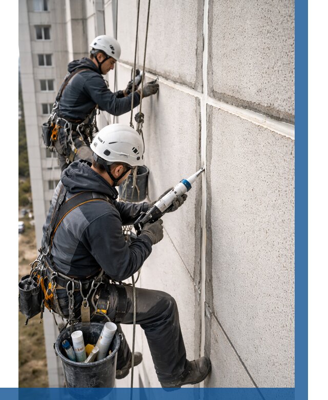 Герметизация межпанельных швов в Дедовске от 770 р. | ВЫСОТНИК-Ддв