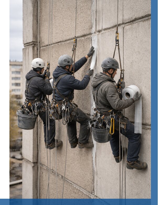 Ремонт межпанельных швов в Дедовске от 825 р. | ВЫСОТНИК-Ддв