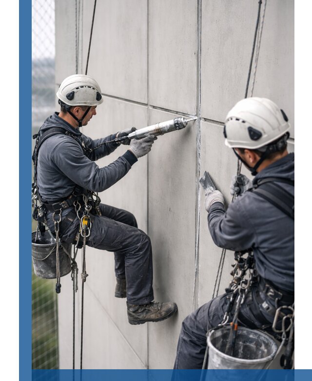 Первичная герметизация швов фасадов и кровель в Дедовске