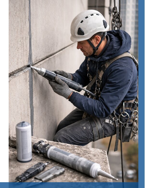 Вторичная герметизация швов в Дедовске от 495 р. | ВЫСОТНИК-Ддв