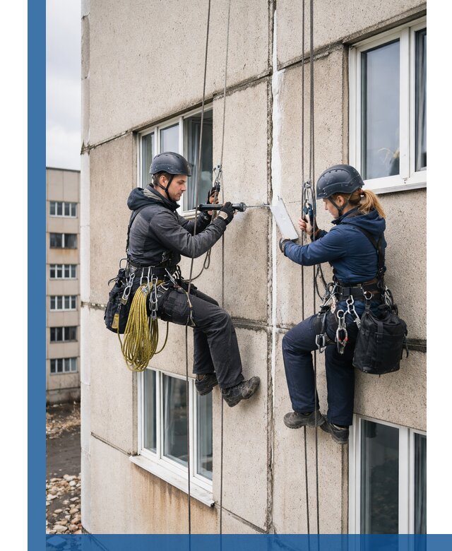 Герметизация межпанельных швов тёплым швом в Дедовске