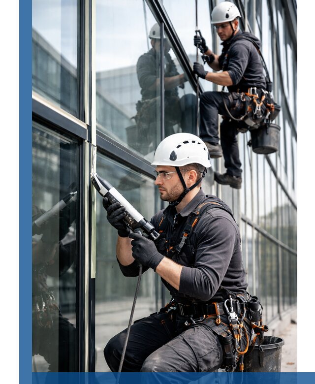 Герметизация витражных швов в Дедовске для зданий и фасадов