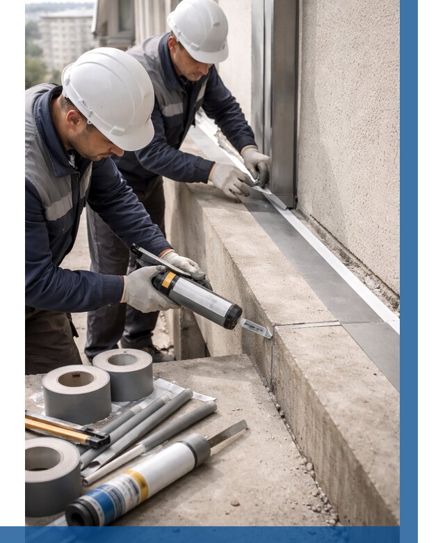 Герметизация примыкания балкона в Дедовске от 4948 р. | ВЫСОТНИК-Ддв