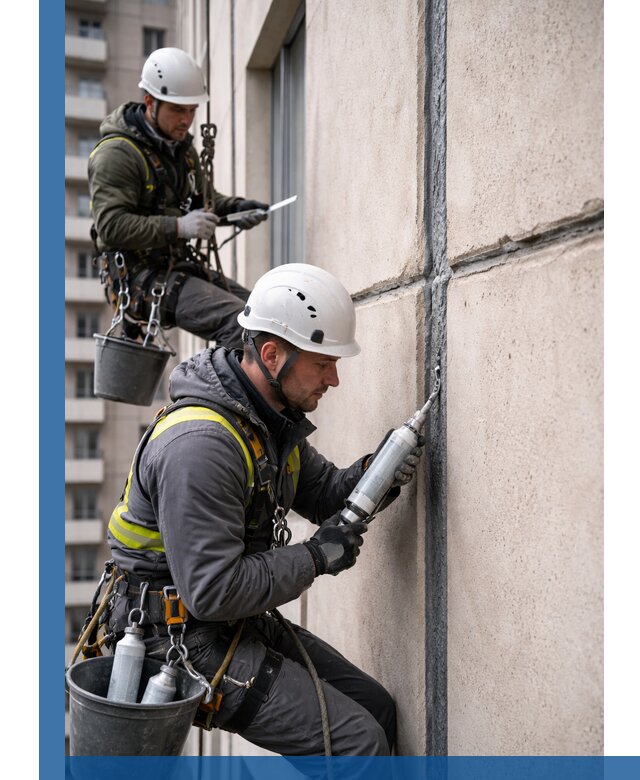 Герметизация деформационных швов фасада в Дедовске качественно