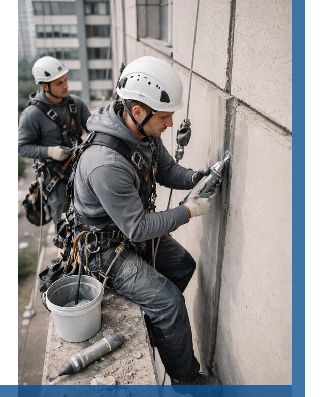 Ремонт деформационных швов здания в Дедовске от 1100 р. | ВЫСОТНИК-Ддв