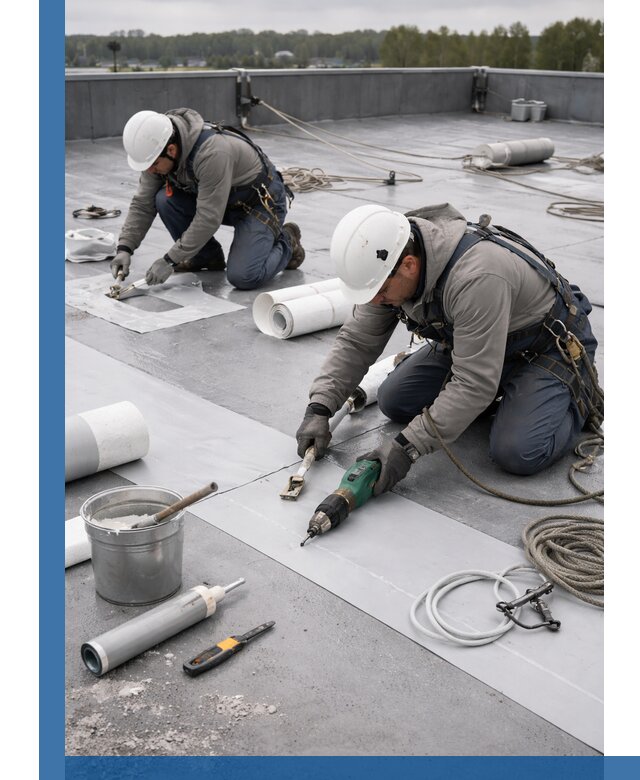 Ремонт мембранной кровли в Дедовске качественно и с гарантией