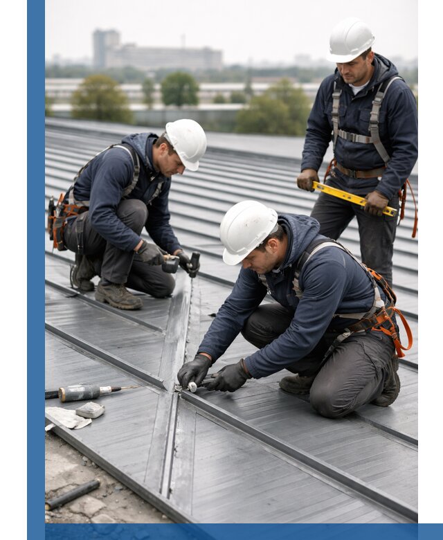 Ремонт фальцевой кровли в Дедовске срочно и качественно