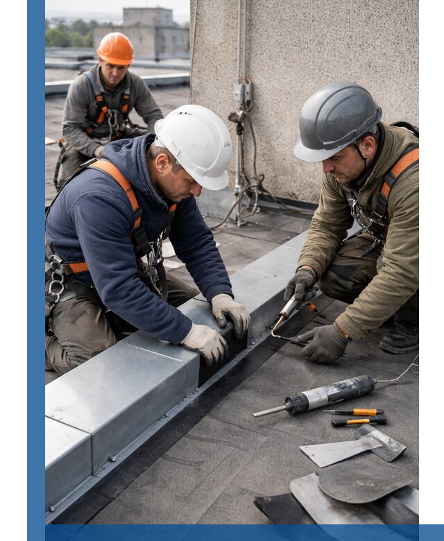 Ремонт кровельных примыканий в Дедовске профессионально