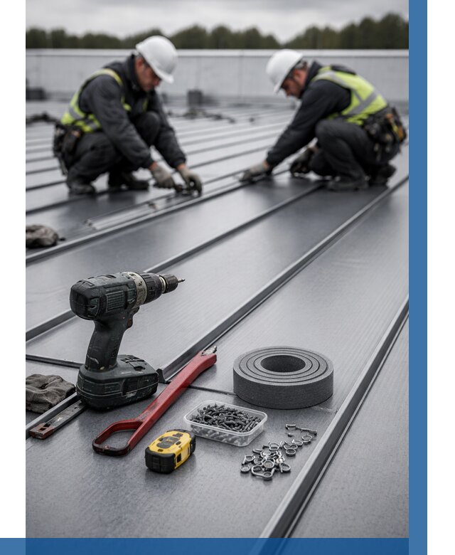 Монтаж фальцевой кровли в Дедовске от 1979 р. | ВЫСОТНИК-Ддв