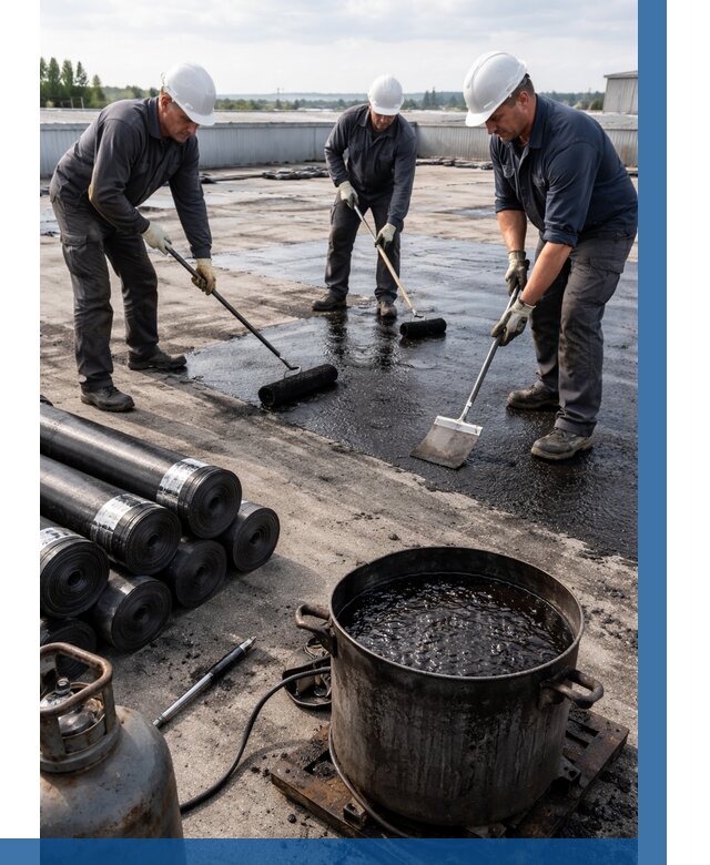 Гидроизоляция кровли мастикой в Дедовске от 660 р. | ВЫСОТНИК-Ддв