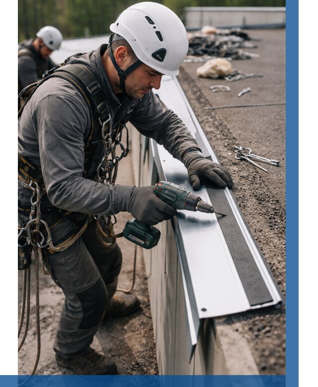 Монтаж капельника на кровле в Дедовске от 330 р. | ВЫСОТНИК-Ддв