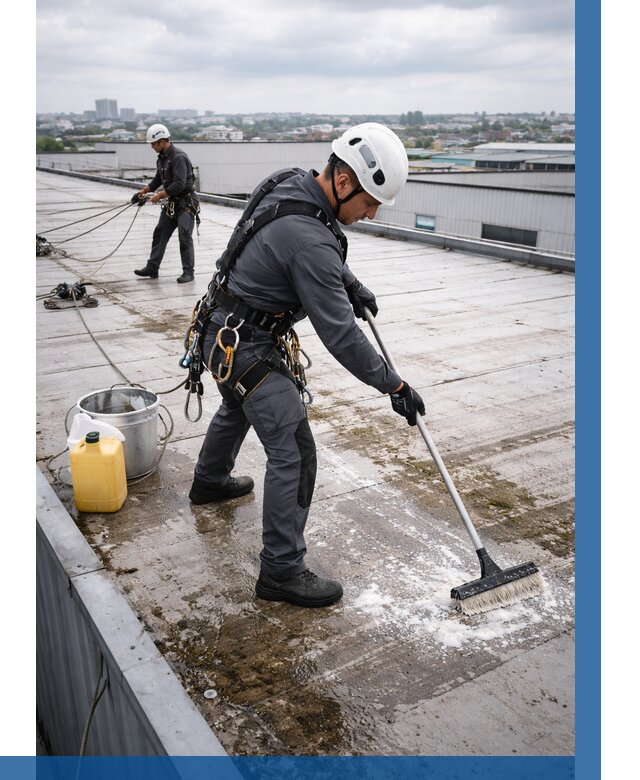 Очистка крыши по графику в Дедовске от 8246 р. | ВЫСОТНИК-Ддв