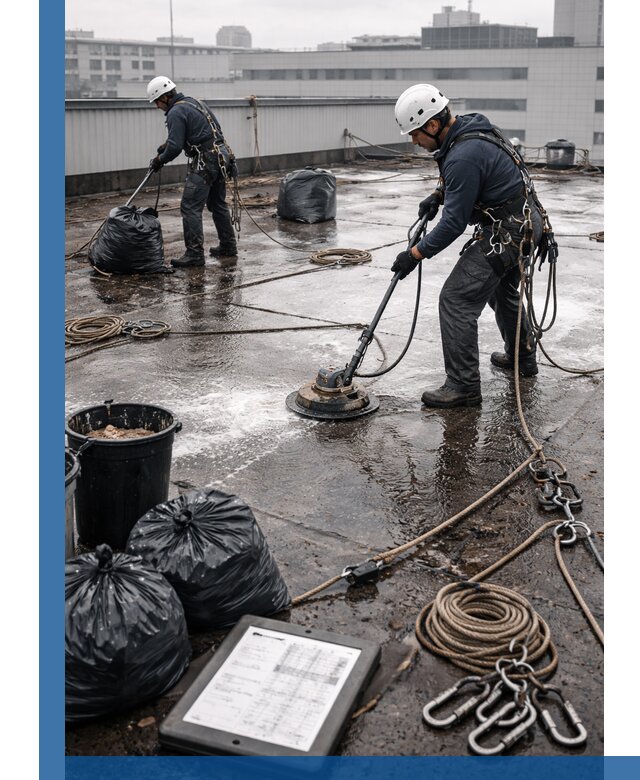 Плановая очистка кровли по графику в Дедовске для безопасности