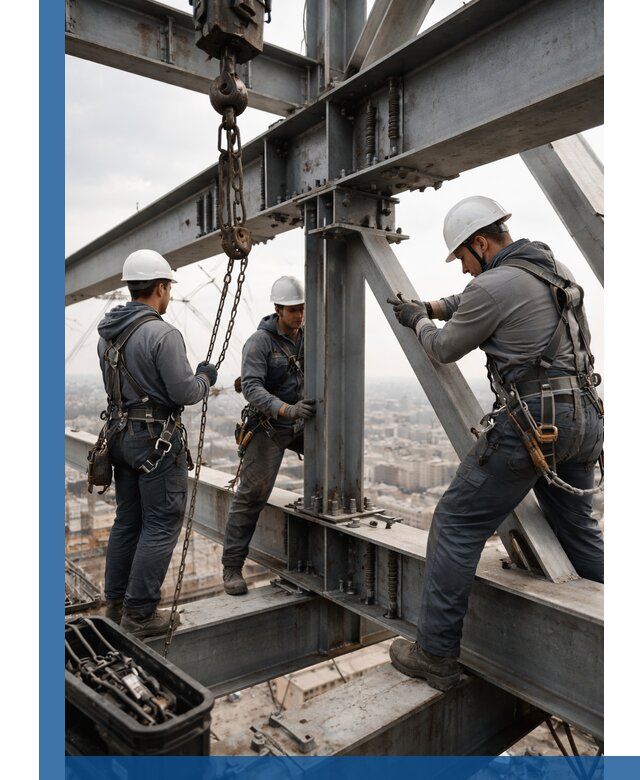 Профессиональный монтаж металлоконструкций на высоте в Дедовске