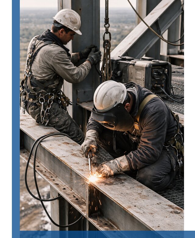 Высотные сварочные работы в Дедовске для промышленных объектов