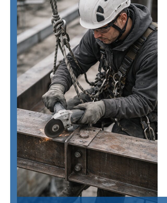 Резка металла на высоте в Дедовске для зданий и конструкций