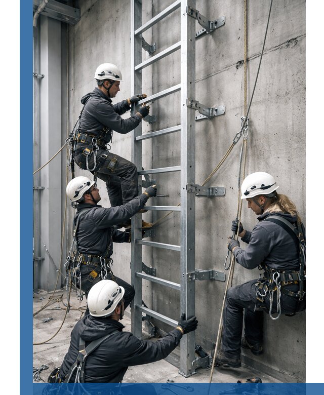 Монтаж металлических лестниц в Дедовске под ключ со гарантией