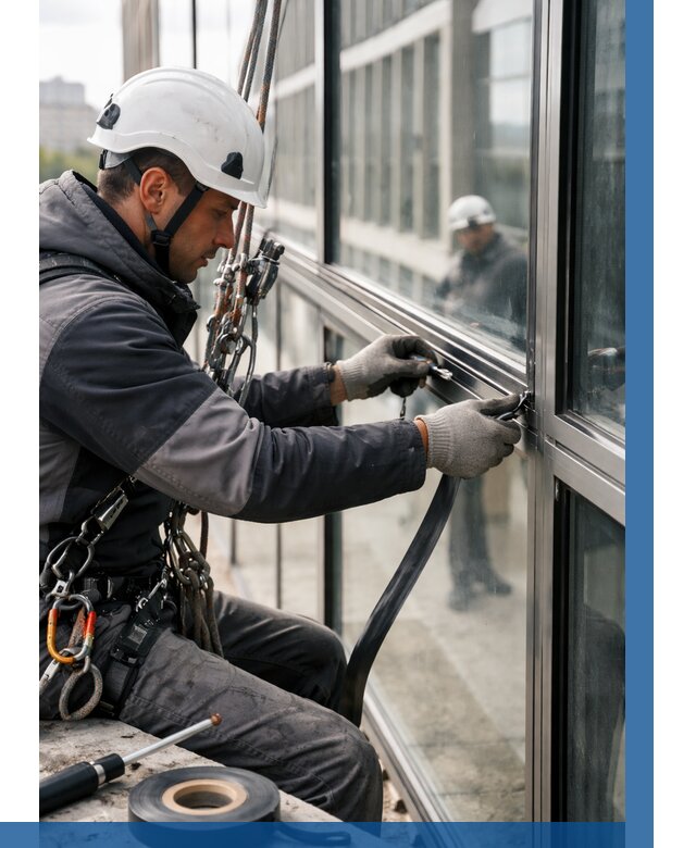 Ремонт витражных конструкций в Дедовске от 3848 р. | ВЫСОТНИК-Ддв