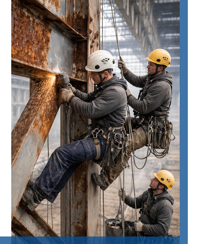 Зачистка металла от ржавчины в Дедовске от 385 р. | ВЫСОТНИК-Ддв