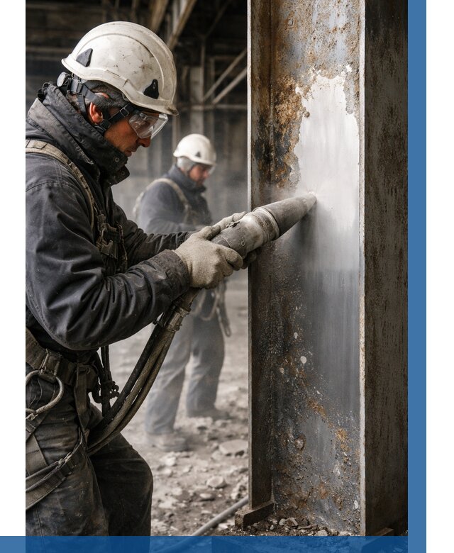 Удаление старой краски с металла в Дедовске от 495 р. | ВЫСОТНИК-Ддв