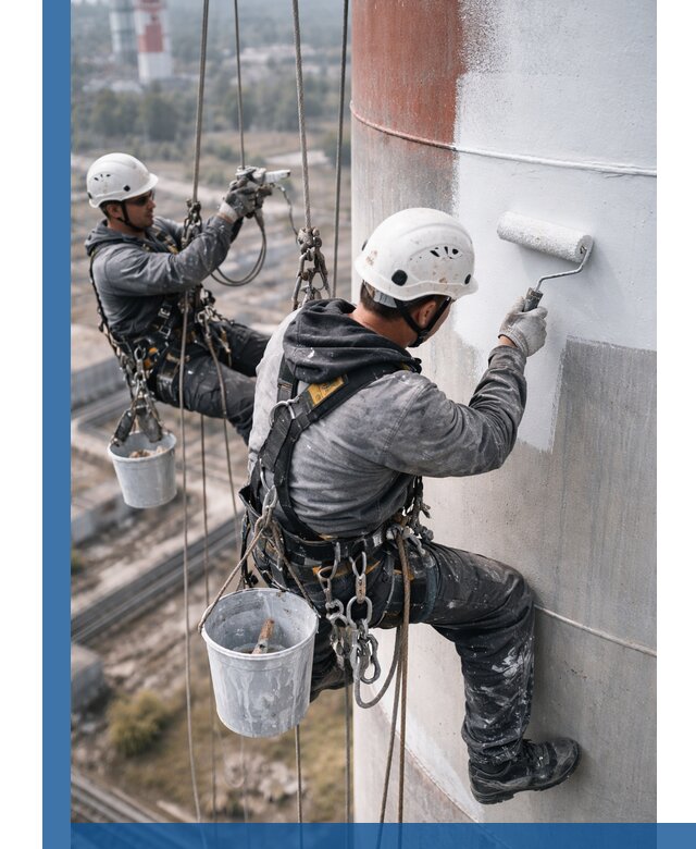 Покраска дымовых труб в Дедовске: антикоррозийная защита и восстановление