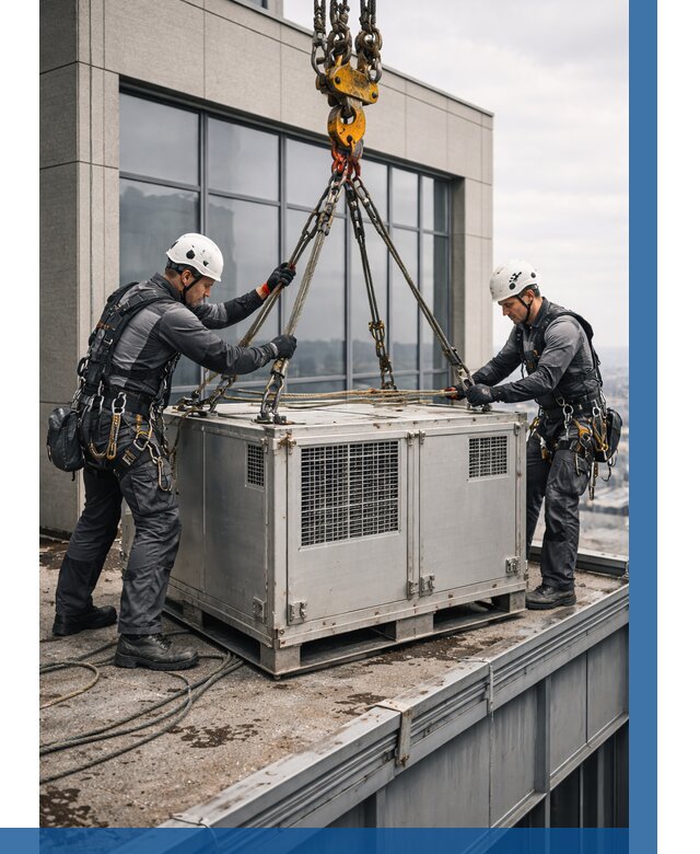 Такелажные работы на высоте в Дедовске от 8796 р. | ВЫСОТНИК-Ддв