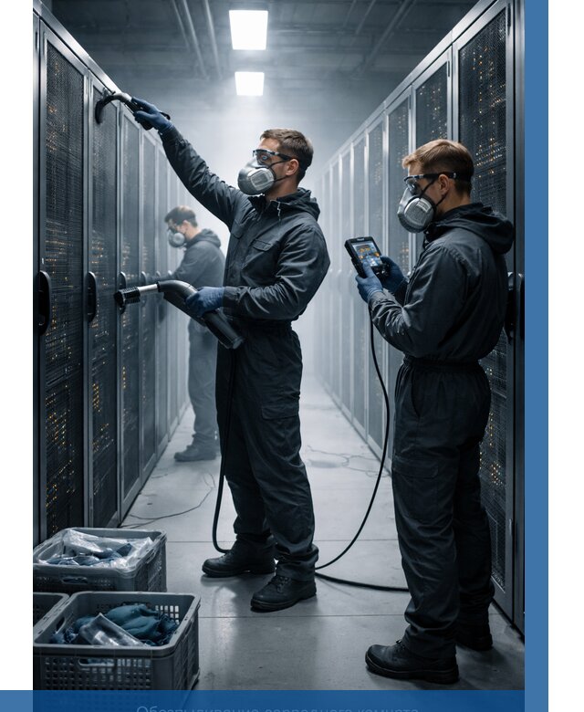 Обеспыливание серверной комнаты в Дедовске от 4948 р. | ВЫСОТНИК-Ддв