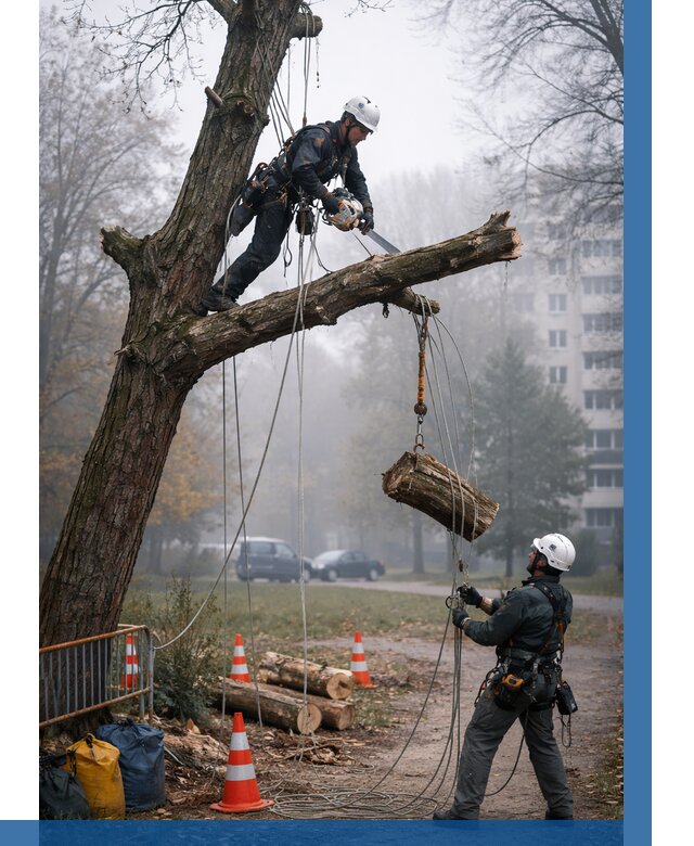 Удаление аварийных деревьев в Дедовске от 16493 р. | ВЫСОТНИК-Ддв