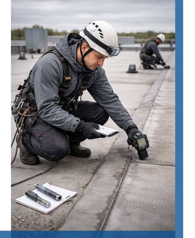 Обследование кровли на протечки в Дедовске от 4948 р. | ВЫСОТНИК-Ддв