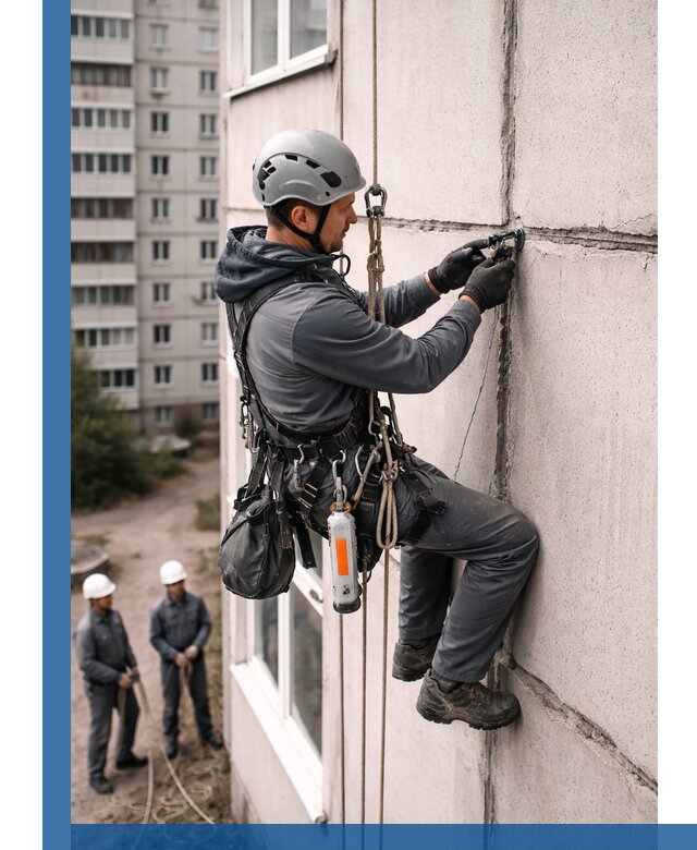 Обследование межпанельных швов и герметизация в Дедовске