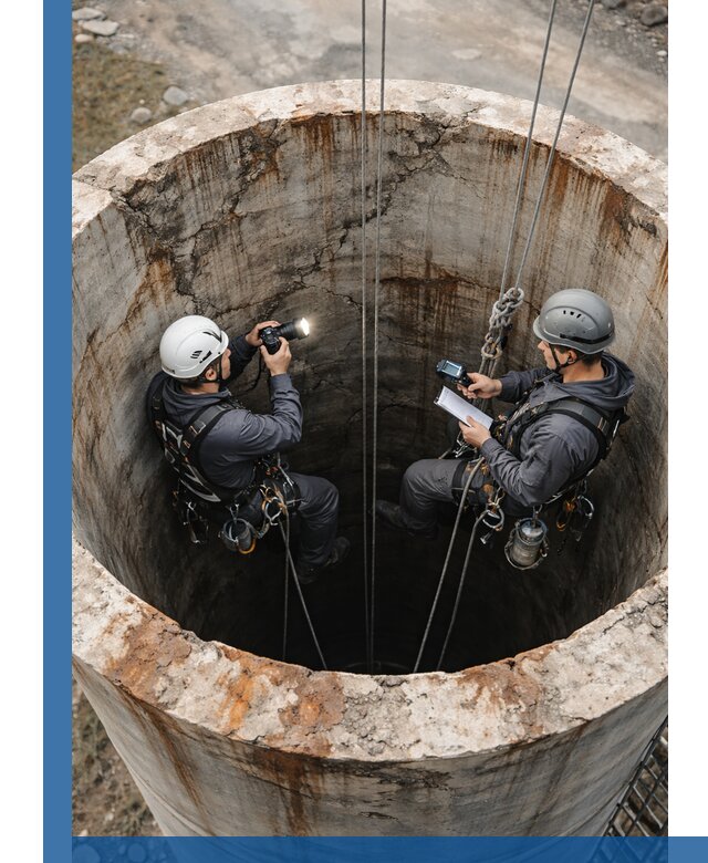Обследование дымовой трубы: диагностика и оценка состояния в Дедовске