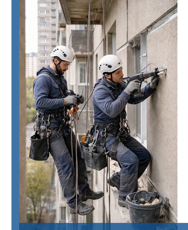 Промышленные альпинисты высотные работы и монтаж в Дедовске